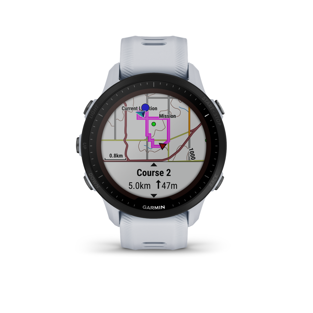 Garmin Forerunner 955 Solar Whitestone