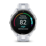 Garmin Forerunner 965 Titanium Bezel w/Whitestone/Powder Grey