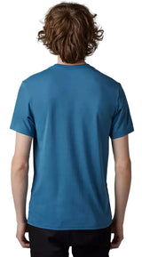 Fox TURNOUT Short Sleeve TECH TEE Dark Slate BACK FACING MODEL