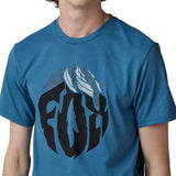 Fox TURNOUT Short Sleeve TECH TEE Dark Slate DETAILS