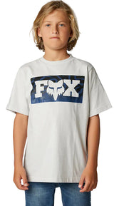 Fox YOUTH NUKLR Short Sleeve TEE Lgy FRONT FACING MODEL