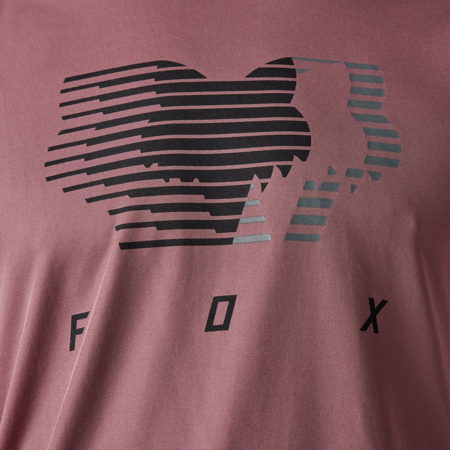 Fox RANGER LS JERSEY DAYTO - Cordovan Front Print Focused