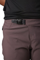 Fox WOMENS DEFEND SHORT - Root Beer FRONT DETAIL