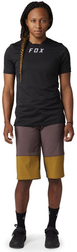 Fox WOMENS DEFEND SHORT - Root Beer FRONT FACING MODEL