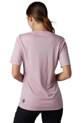 Fox WOMENS RANGER SS JERSEY MOTH - Blush Back Facing Model