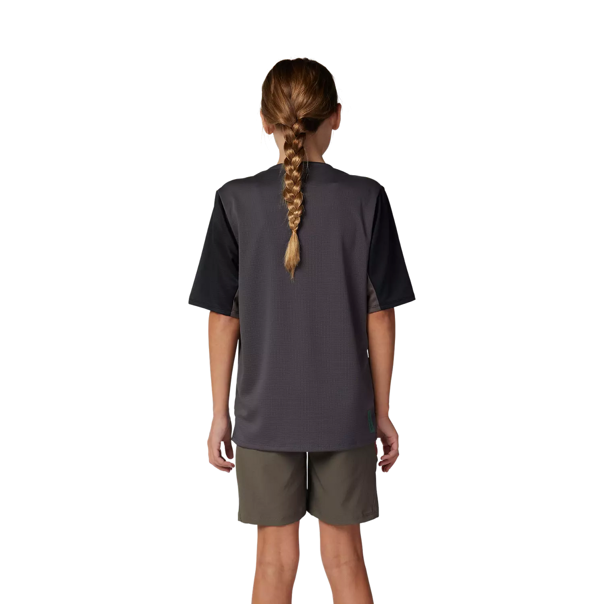 Fox YOUTH DEFEND SS JERSEY - Graphite Grey