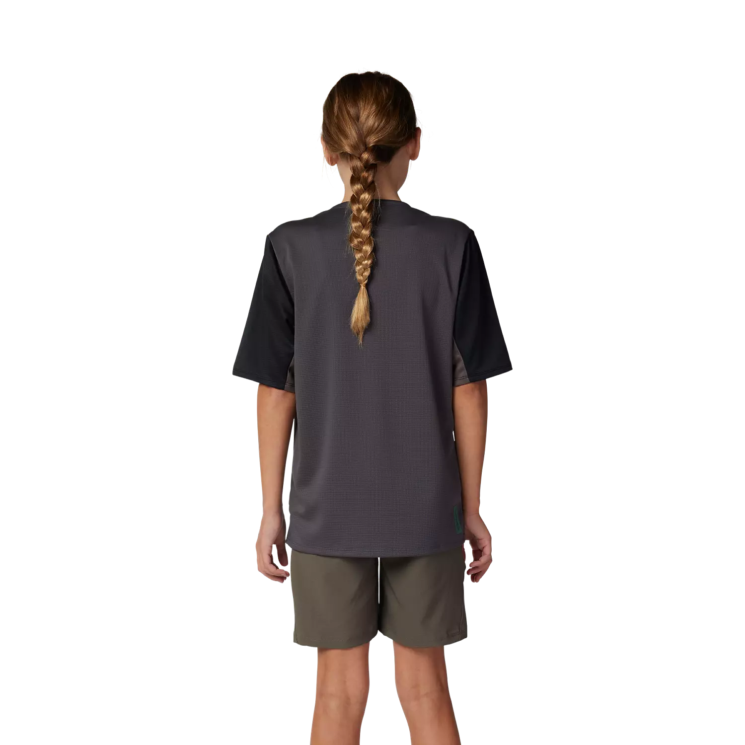 Fox YOUTH DEFEND SS JERSEY - Graphite Grey