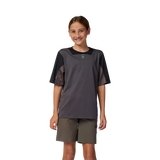 Fox YOUTH DEFEND SS JERSEY - Graphite Grey
