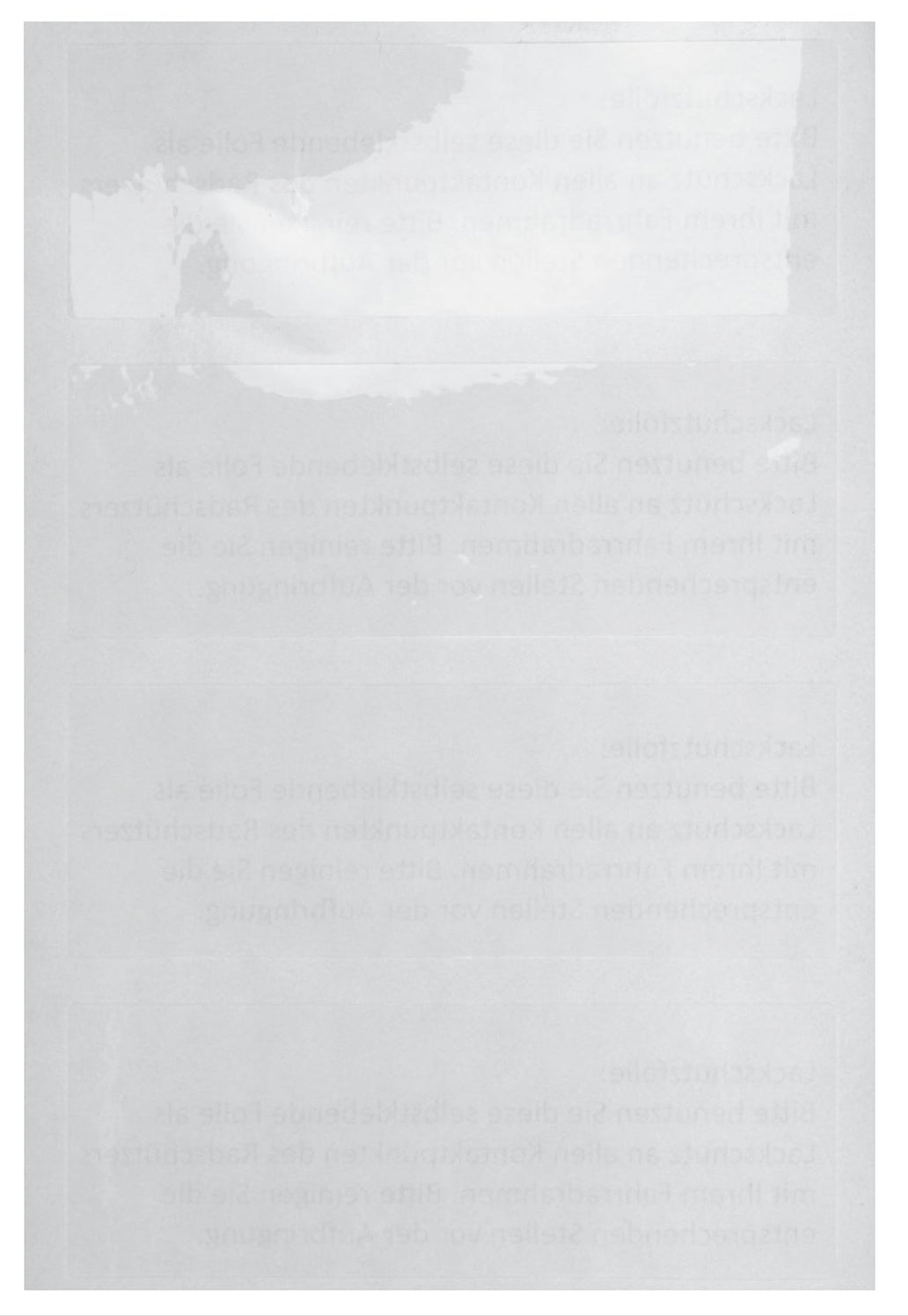 SKS Frame Protection Film 80x29mm