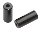 Jagwire 4mm Brass End Cap Black, Bottle of 50