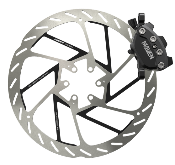 Sram Disc Brake Maven Base - Aluminum Lever, Stainless Hardware, Reach Adjust, 2000mm