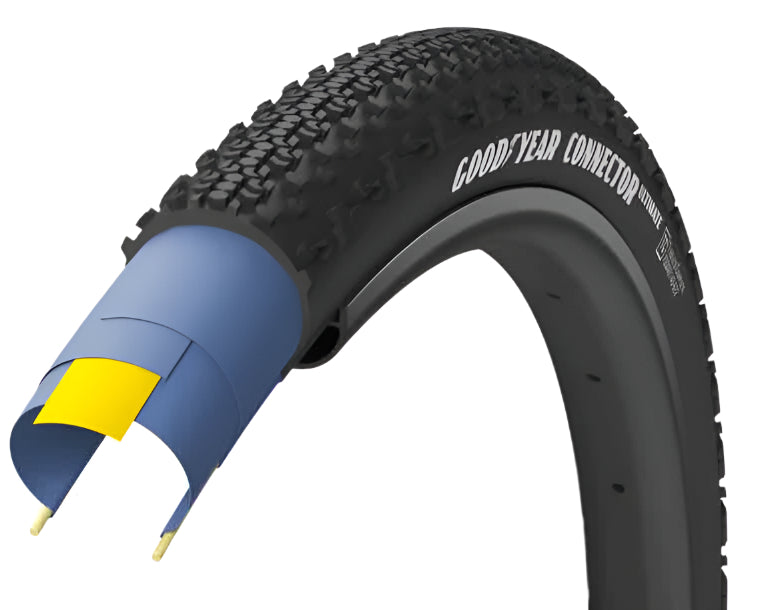 Goodyear Connector Tubeless Ready 700x50 Black - Folding Tyre