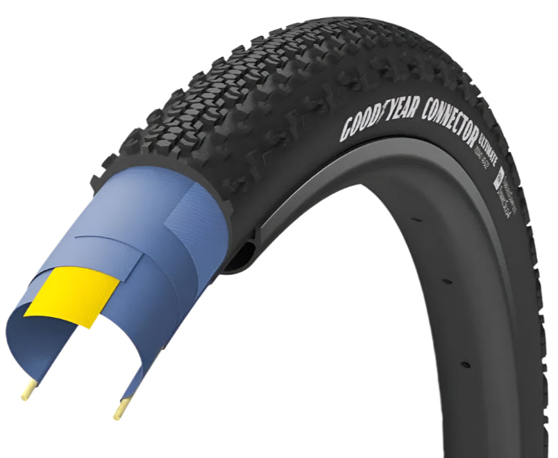 Goodyear Connector Ultimate Tubeless Complete 700x50 Black - Folding Tyre