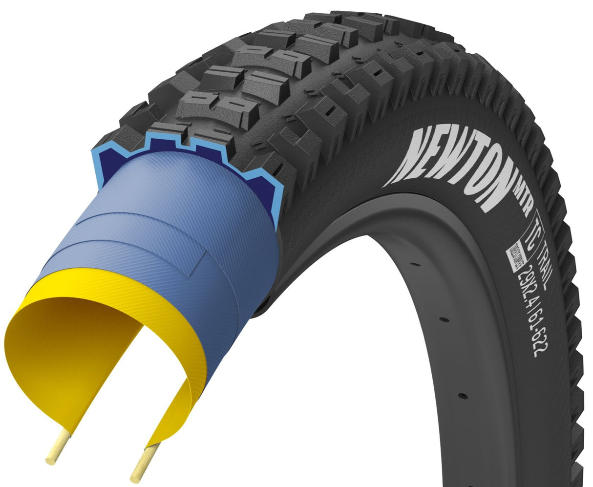 Goodyear Newton MTR Trail Tubeless Complete 27.5x2.4 Black Tyre