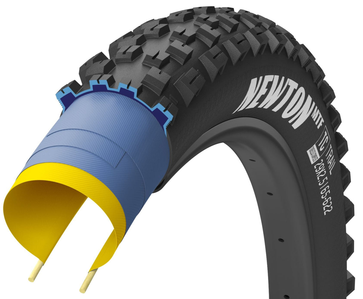 Goodyear Newton MTF Trail Tubeless Complete 27.5x2.5 Black Tyre