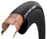 Goodyear Vector Sport Tubeless Ready 700x25 Black - Folding Tyre