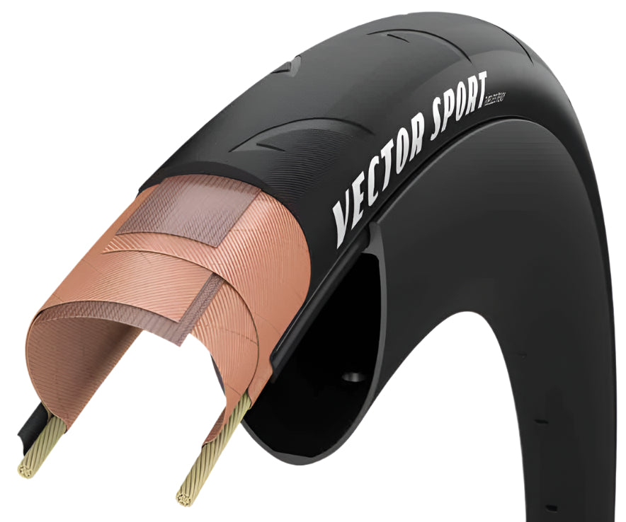 Goodyear Vector Sport Tubeless Ready 700x32 Black - Folding Tyre