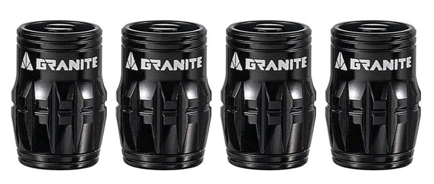 GRANITE JUICY - CNC Schrader Valve Cap with Core Remover - 4pieces