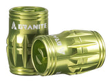 GRANITE JUICY - CNC Schrader Valve Cap with Core Remover 2 Valve Pack