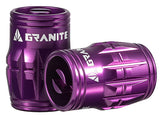 GRANITE JUICY - CNC Schrader Valve Cap with Core Remover 2 Valve Pack