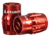 GRANITE JUICY - CNC Schrader Valve Cap with Core Remover 2 Valve Pack