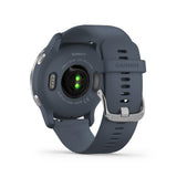 Garmin Venu 2S Slate Bezel w/Graphite Case/Silicone Band (Stainless Steel)