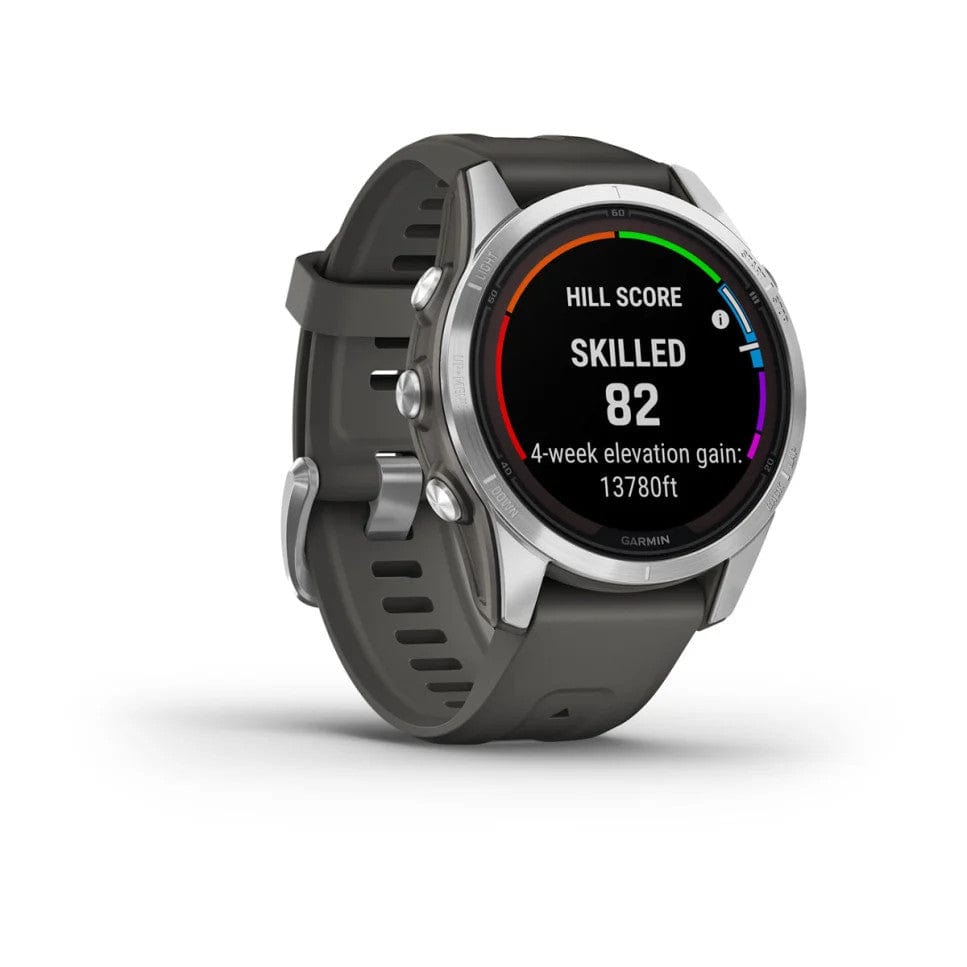 Garmin fenix 7S Pro-Solar Edition Smartwatch Silver with Graphite Band