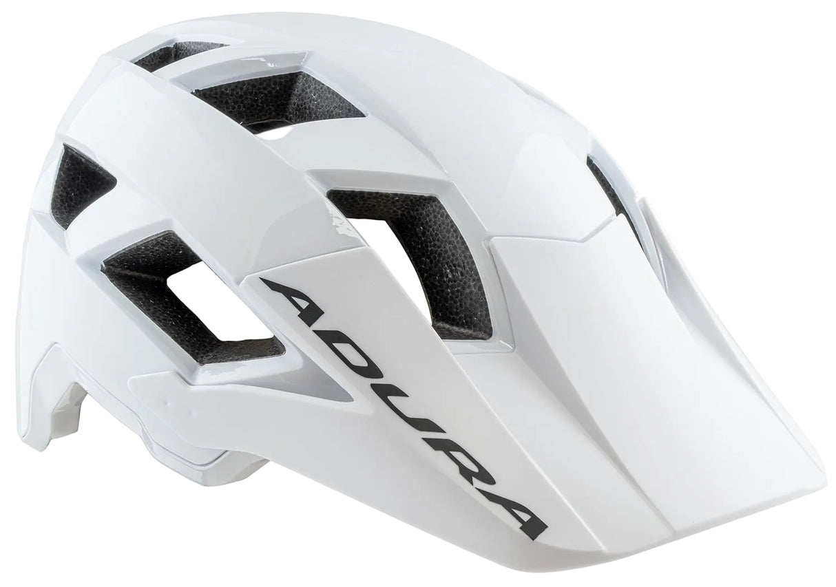 Adura Ascent Gloss White Bike Helmet