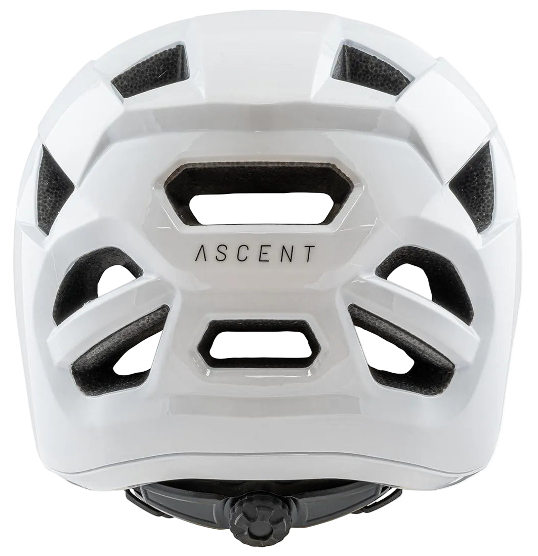 Adura Ascent Gloss White Bike Helmet – Crooze