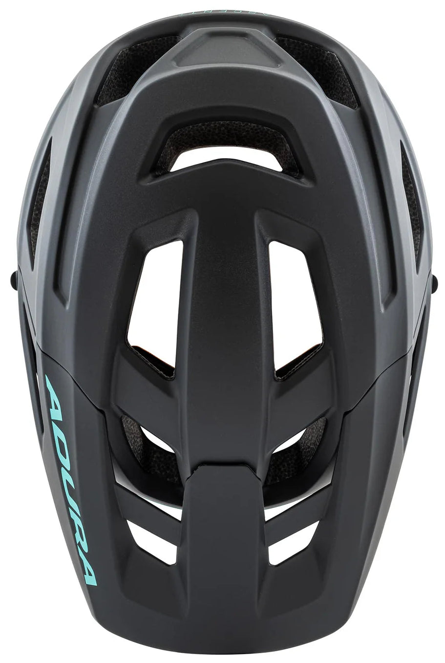 Adura Ascent+ Shield-X Matte Black/Turqoise Bike Helmet