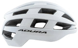 Adura Corsa+ Shield-X Gloss White Bike Helmet