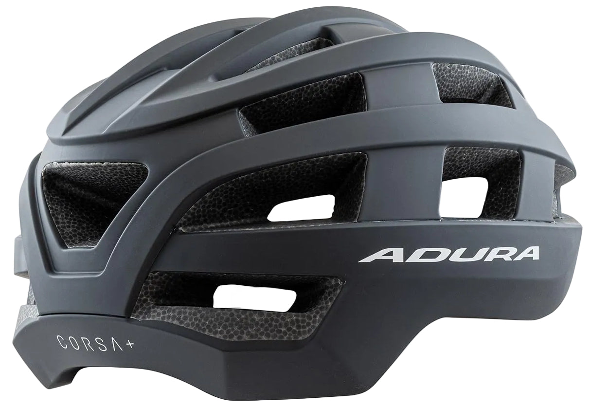 Adura Corsa+ Shield-X Matte Black Bike Helmet