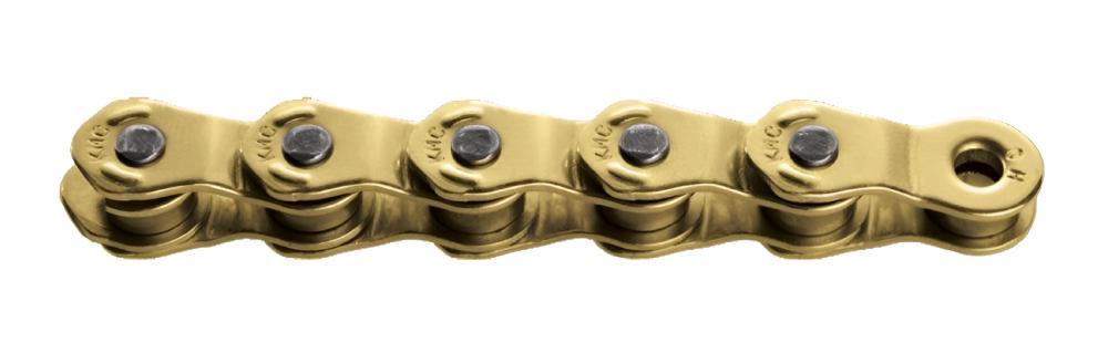 KMC HL1 SINGLE SPEED NARROW 100L  CHAIN Gold 3/32" 