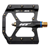 HT Components AE05T Pedals (Alloy / CNC Ti - 80kg rider max) - Black