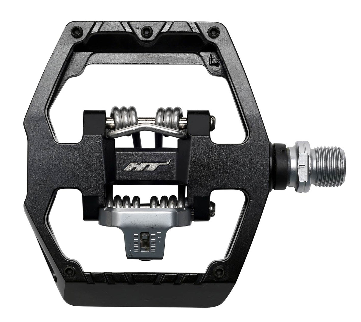 HT Components GD1 Pedals (Alloy / CNC CRMO) - Black