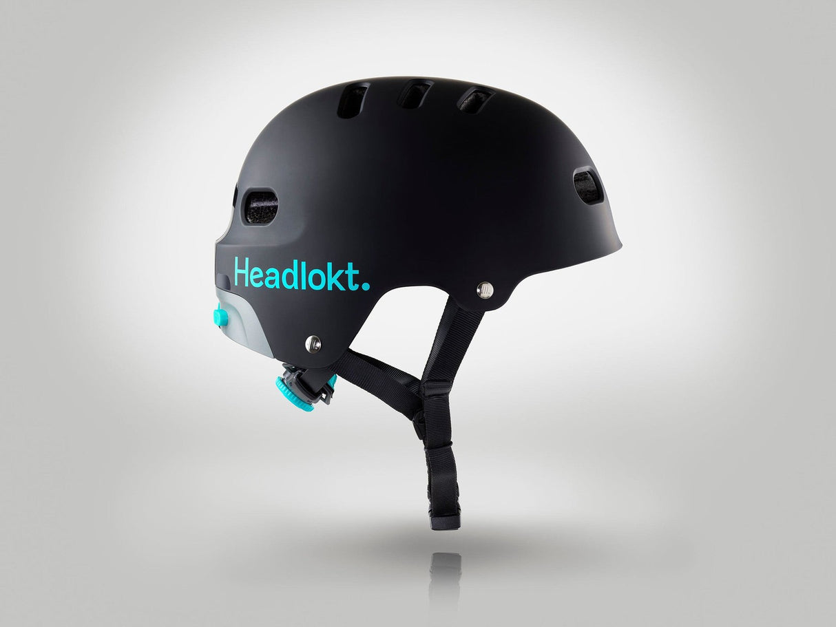 Headlokt Lockable Bike/Scooter Helmet Matte Black