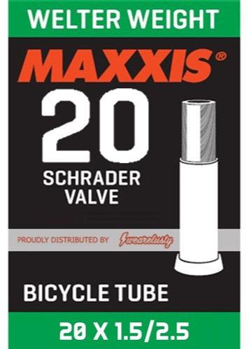 Maxxis  20 X 1.5/2.5 Welter Weight Tube  ( Schrader SV 48mm )