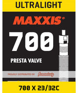 Maxxis Ultralight Tube 700x23/32C Presta Valve 80mm