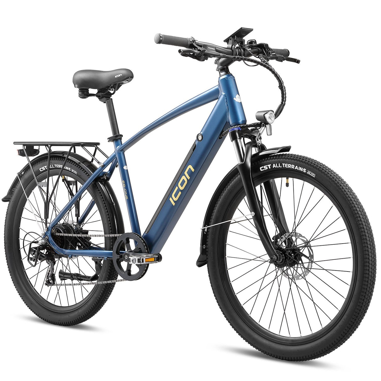 Icon EB-ONE 26" Hub Drive 18" Electric Bike Zenith Blue