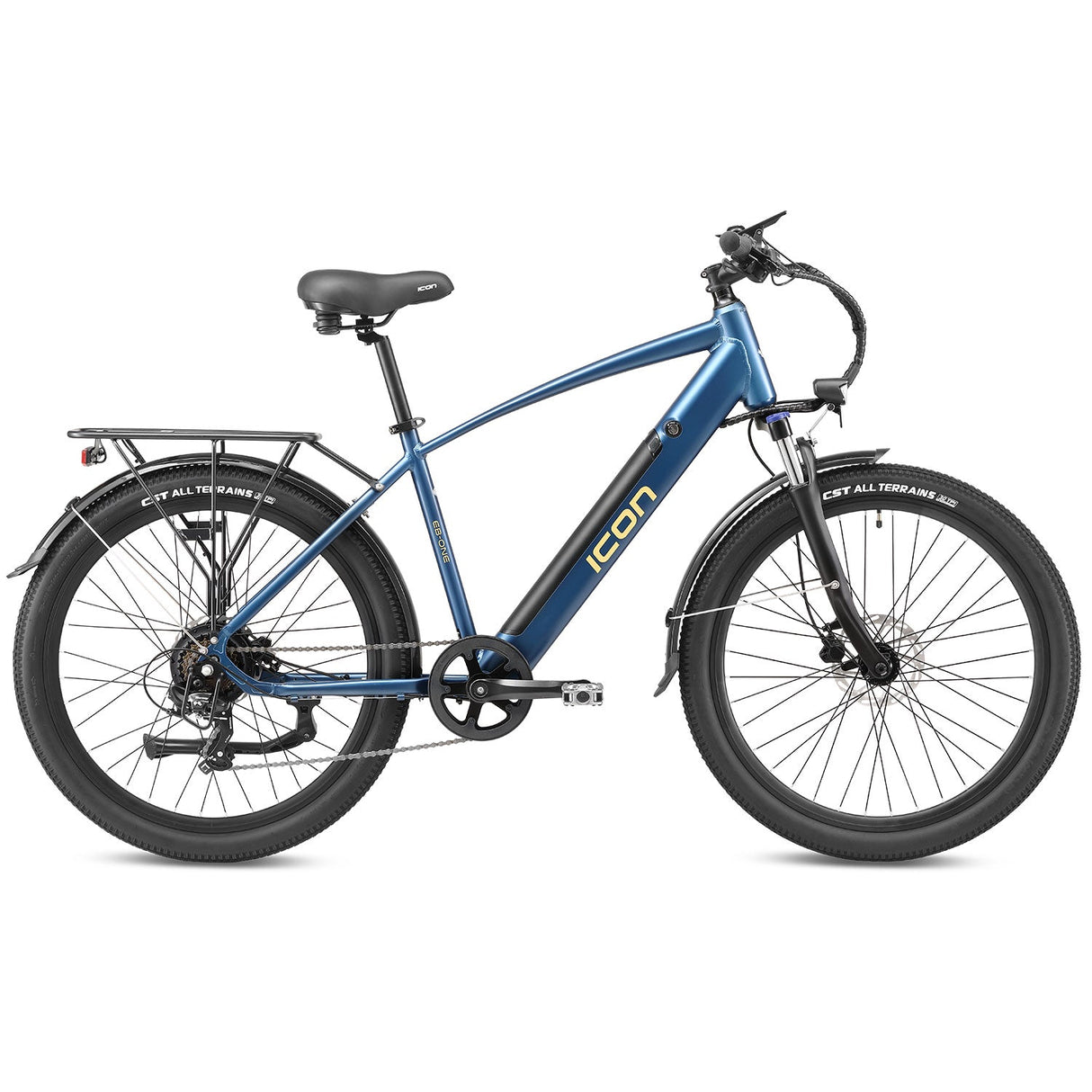 Icon EB-ONE 26" Hub Drive 18" Electric Bike Zenith Blue