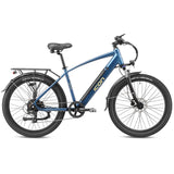 Icon EB-ONE 26" Hub Drive 18" Electric Bike Zenith Blue