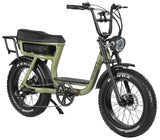 Icon E-Vibe 250W Beach E-Bike Army Green