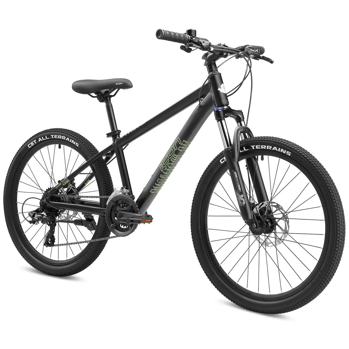 Icon Phantom 24" Black Kids Bike