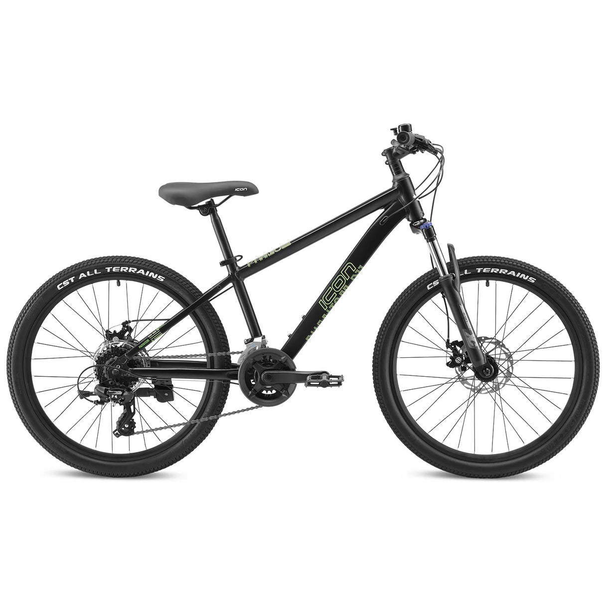 Icon Phantom 24" Black Kids Bike