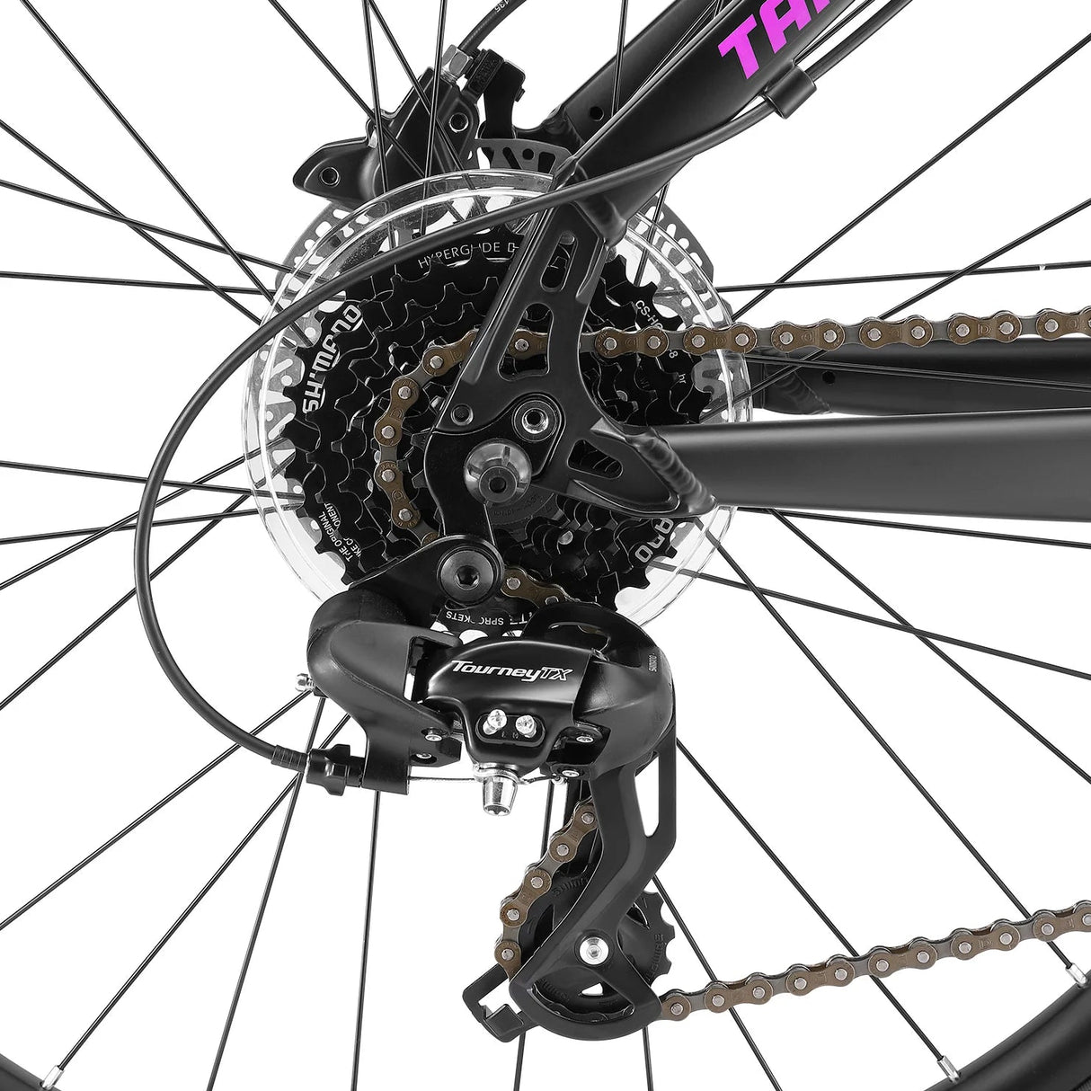 Icon Tank 26 Men's Street Bike Black/Purple Size 17
