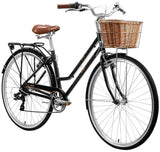 Icon Retro Loretta 7-Speed Alloy 700c Ladies Bike Black