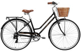 Icon Retro Loretta 7-Speed Alloy 700c Ladies Bike Black