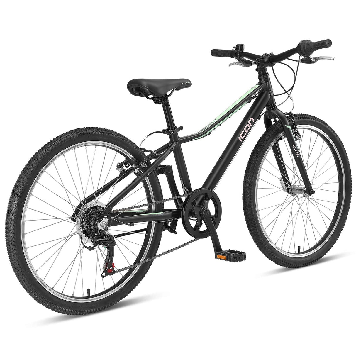 XDS Xlite 24" Girls 7 Speed Bike Stealth Black