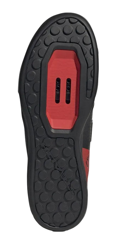 FIVE TEN HELLCAT CLIP-IN MOUNTAIN BIKE SHOES CORE BLK/RED/FTWR WHT