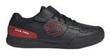 FIVE TEN HELLCAT CLIP-IN MOUNTAIN BIKE SHOES CORE BLK/RED/FTWR WHT